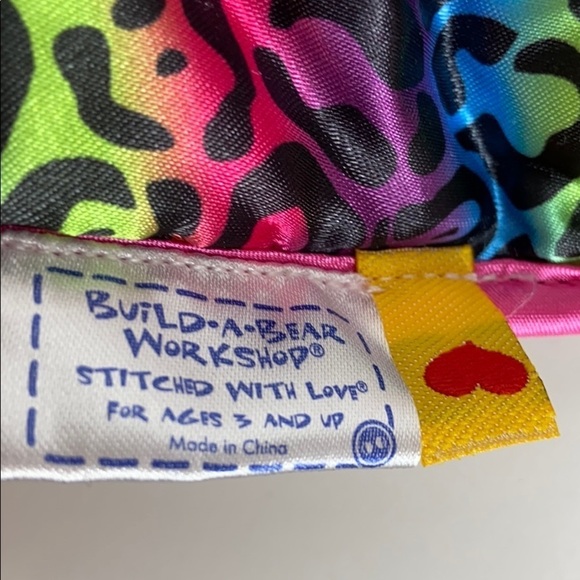 Build-A-Bear Animal Print Slumber Party Shorts & Sleeping Bag Bundle Set Retired - Picture 4 of 8